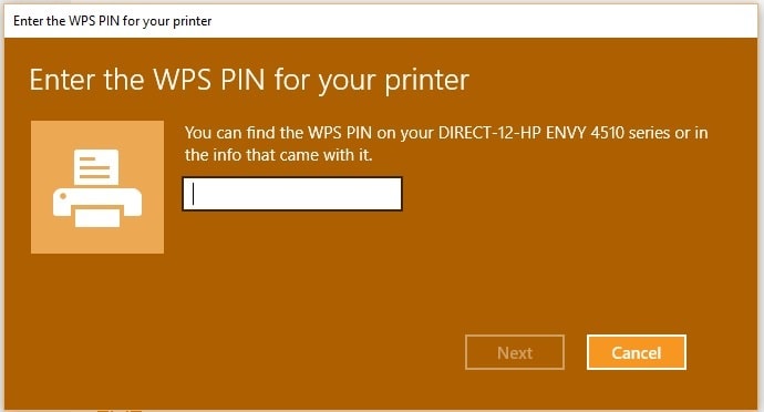 WPS-Pin-on-HP-Printer