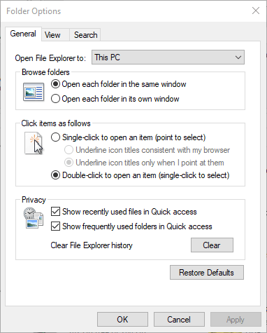 change-folder-option
